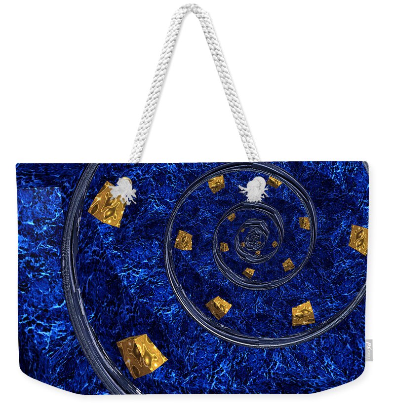 First Star Art Weekender Tote Bag featuring the digital art Cheese Sea by jammer by First Star Art