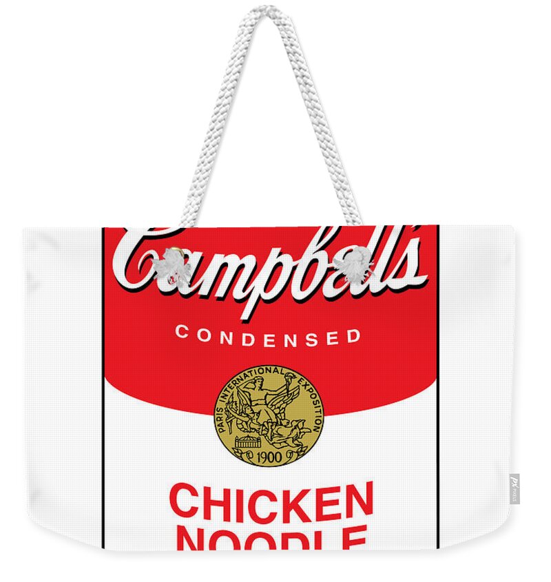 Digital Weekender Tote Bag featuring the painting Chicken Noodle Soup by Gary Grayson