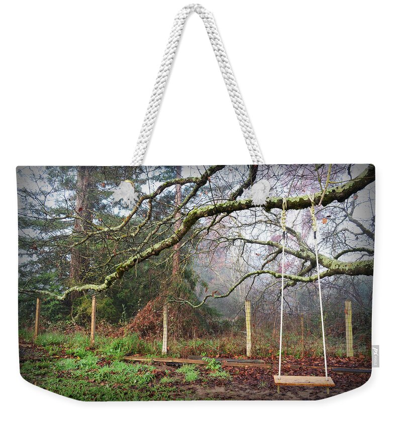 Childhood Weekender Tote Bag featuring the photograph Childhood Swing by Spencer Hughes