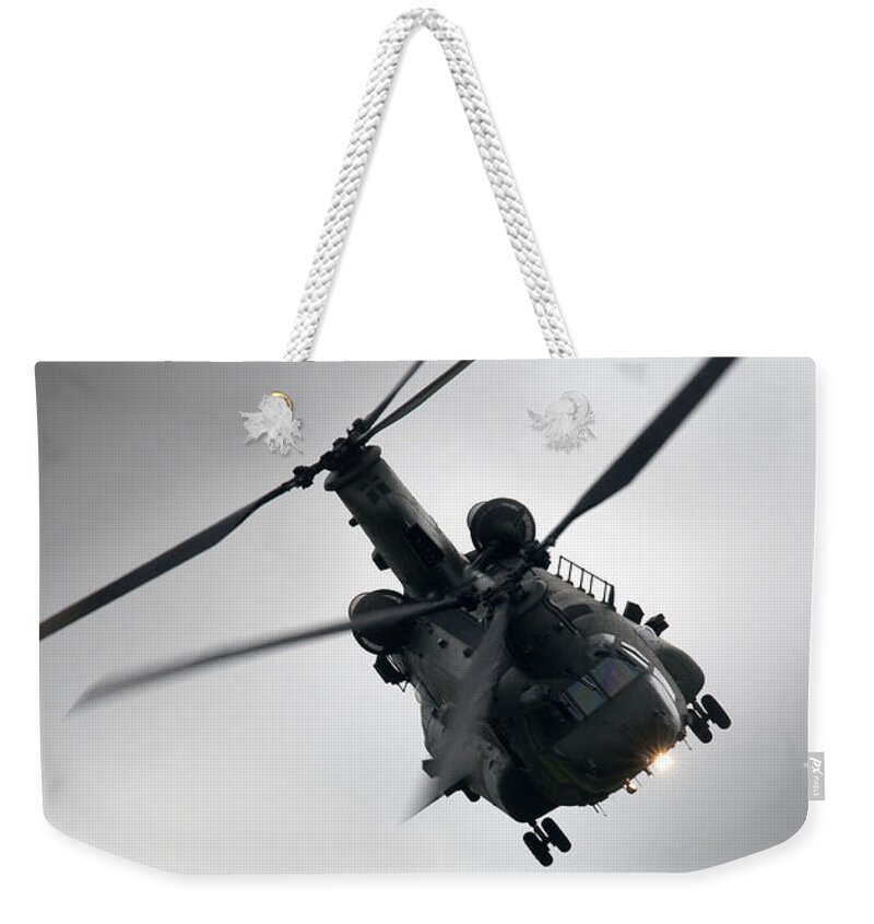 Chinook Weekender Tote Bag featuring the photograph Chinook by Ang El