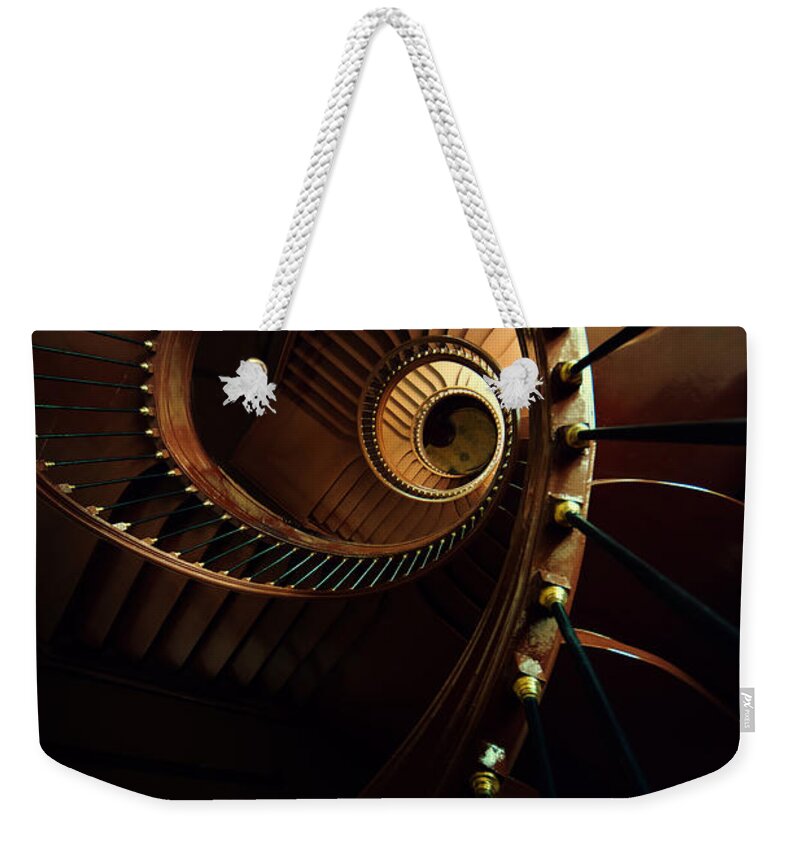 Staircase Weekender Tote Bag featuring the photograph Chocolate spirals by Jaroslaw Blaminsky