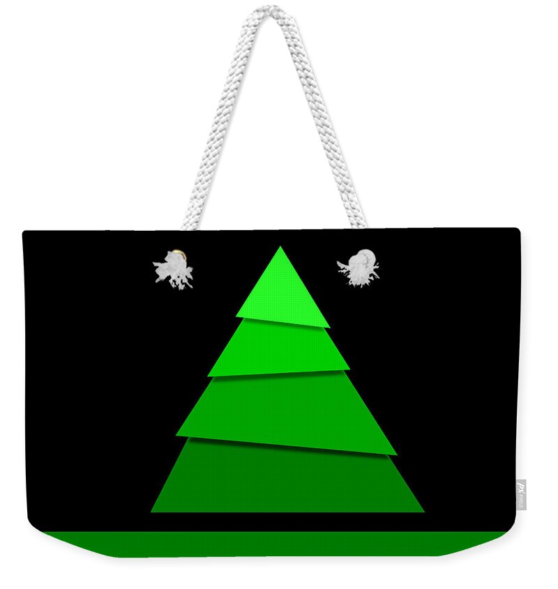 Christmas Weekender Tote Bag featuring the digital art Christmas Card 11 by Martin Capek