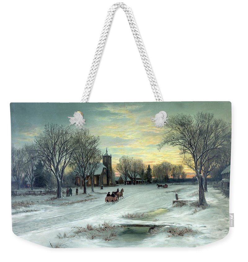History Weekender Tote Bag featuring the photograph Christmas Eve by Science Source