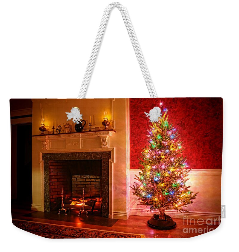 Christmas Tree Weekender Tote Bag featuring the photograph Christmas Tree by Olivier Le Queinec