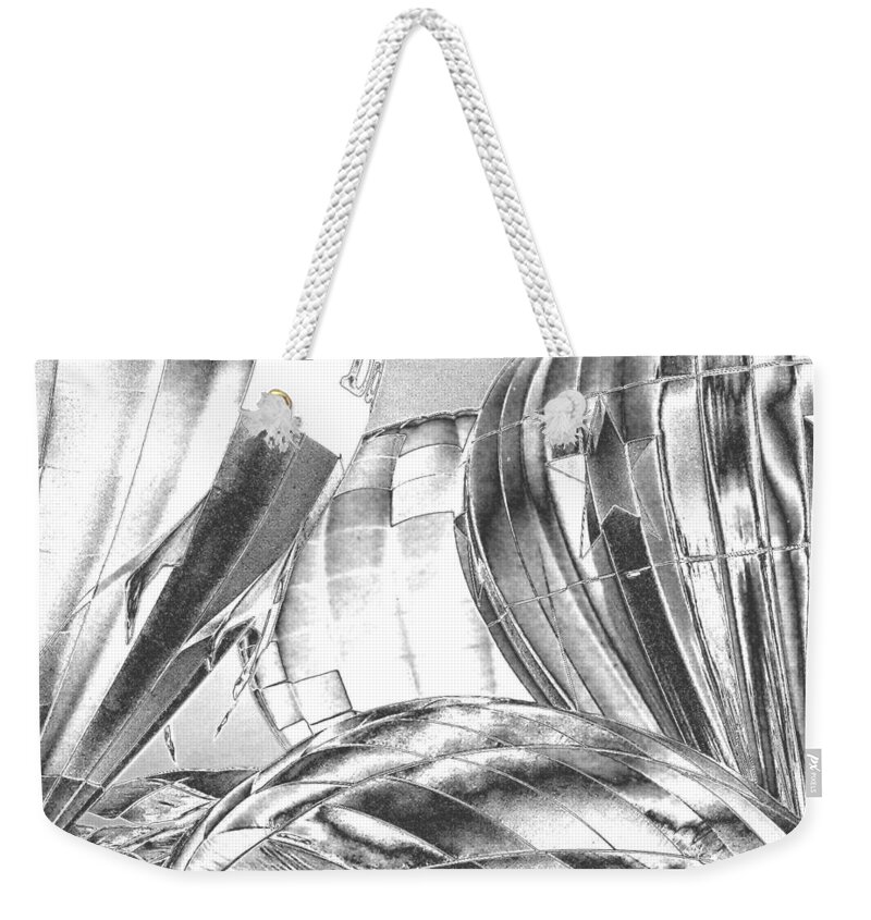 Balloon Festival Weekender Tote Bag featuring the photograph Chromed Hot Air Balloons by Belinda Lee