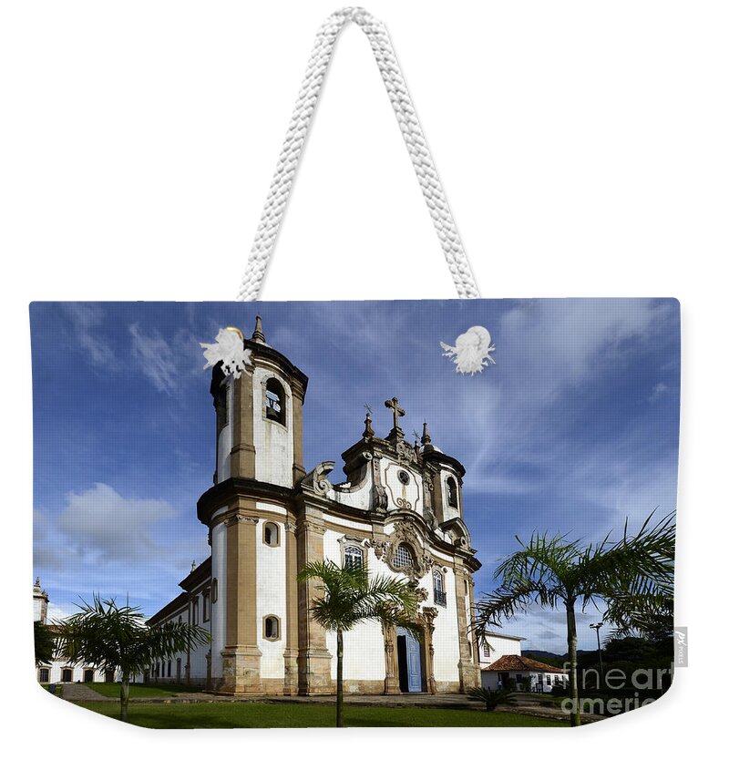Ouro Preto Weekender Tote Bag featuring the photograph Church Ouro Preto Brazil 5 by Bob Christopher