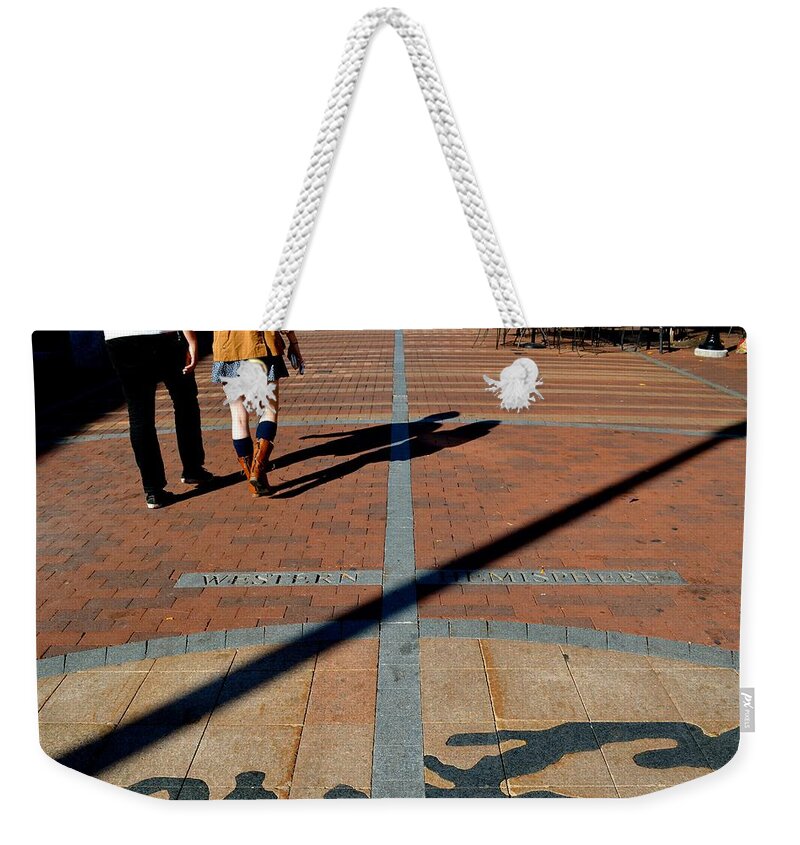 Burlington Weekender Tote Bag featuring the photograph Church Street Marketplace by Tana Reiff