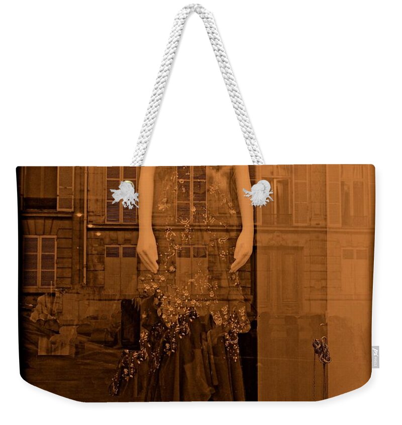 Abstract Weekender Tote Bag featuring the photograph Cinderella in Paris by Lauren Leigh Hunter Fine Art Photography