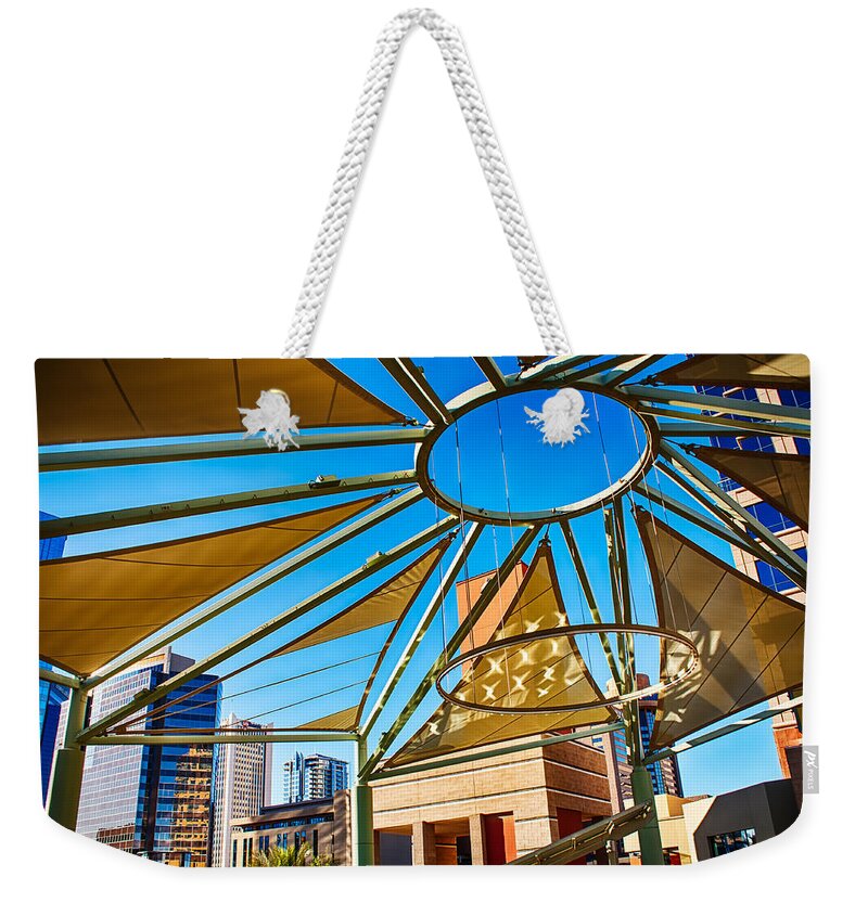 Fred Larson Weekender Tote Bag featuring the photograph City Shapes by Fred Larson