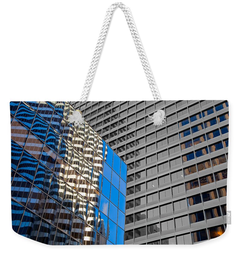 City Weekender Tote Bag featuring the photograph City Web by Jonathan Nguyen