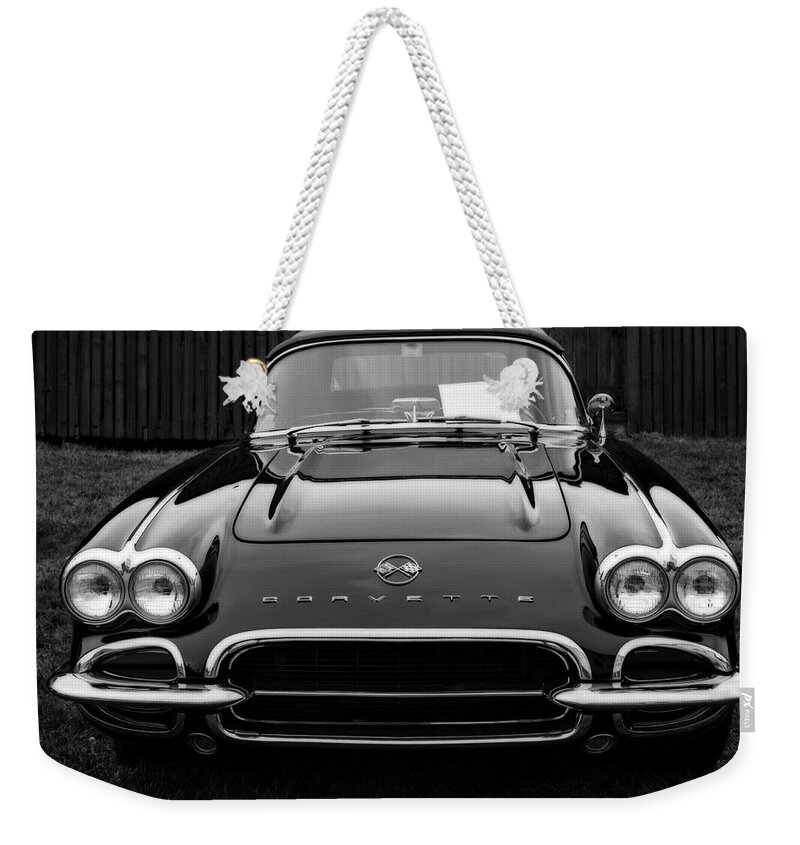 Auto Weekender Tote Bag featuring the photograph Classic Corvette by Edward Fielding