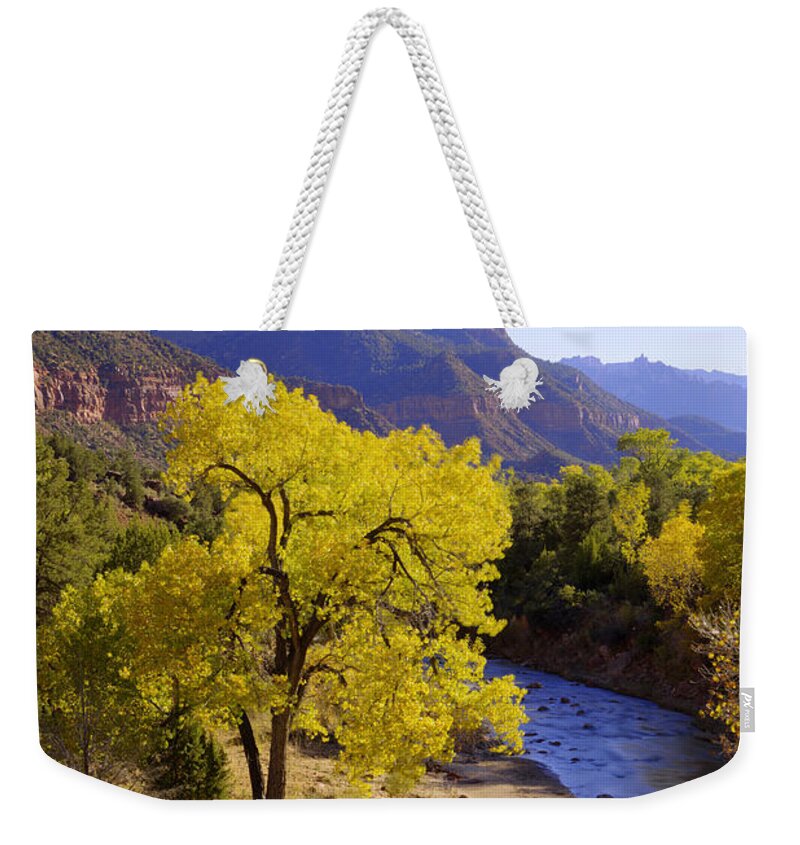 Chad Dutson Weekender Tote Bag featuring the photograph Classic Zion by Chad Dutson