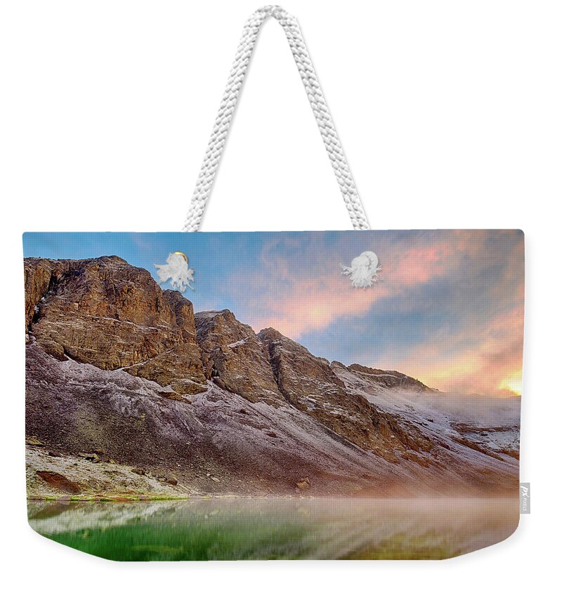 Scenics Weekender Tote Bag featuring the photograph Clear Lake After A Storm by Chen Su