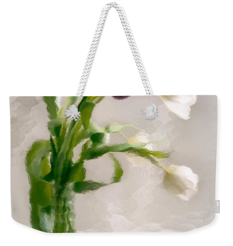Special Glass Weekender Tote Bag featuring the photograph Clearly Different by Penny Lisowski