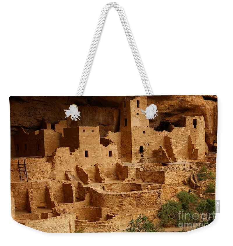 Mesa Verde National Park Weekender Tote Bag featuring the photograph Cliff Palace by Marty Fancy