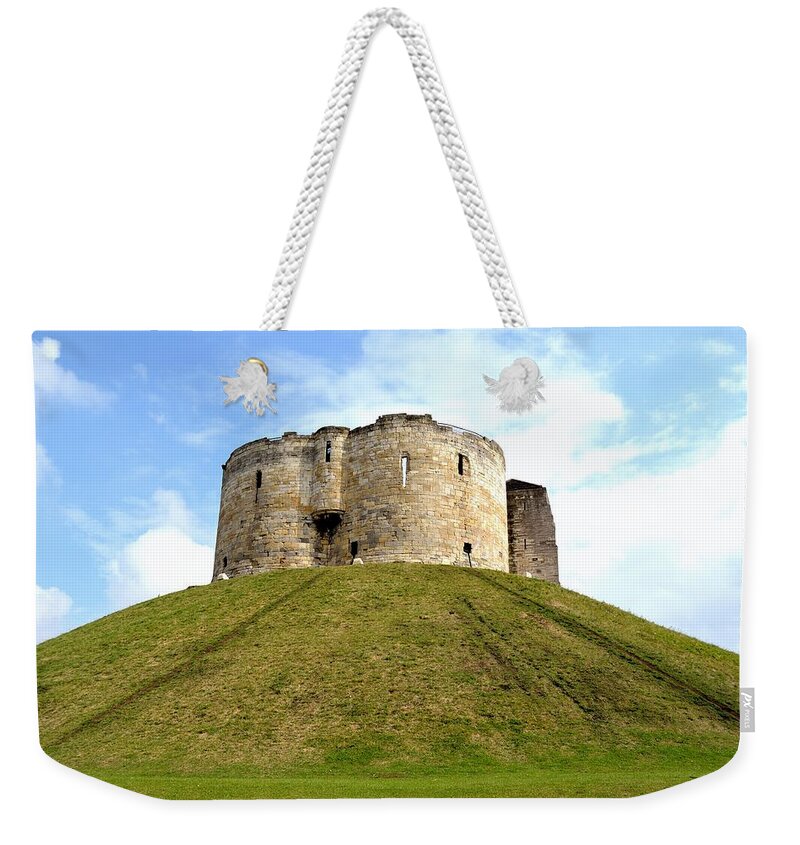 Stone Weekender Tote Bag featuring the photograph Clifford's Tower York by Scott Lyons