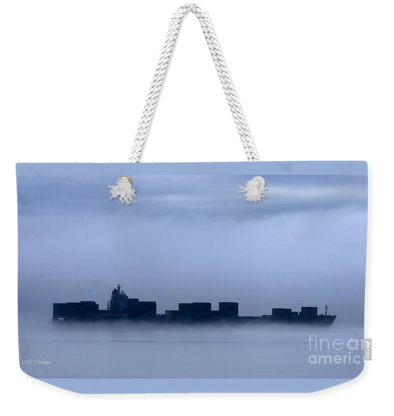 Ship Weekender Tote Bag featuring the photograph Cloud Ship by Tap On Photo