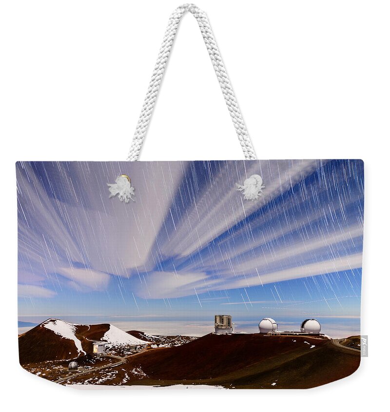 Big Island Weekender Tote Bag featuring the photograph Cloud Warp by Jason Chu