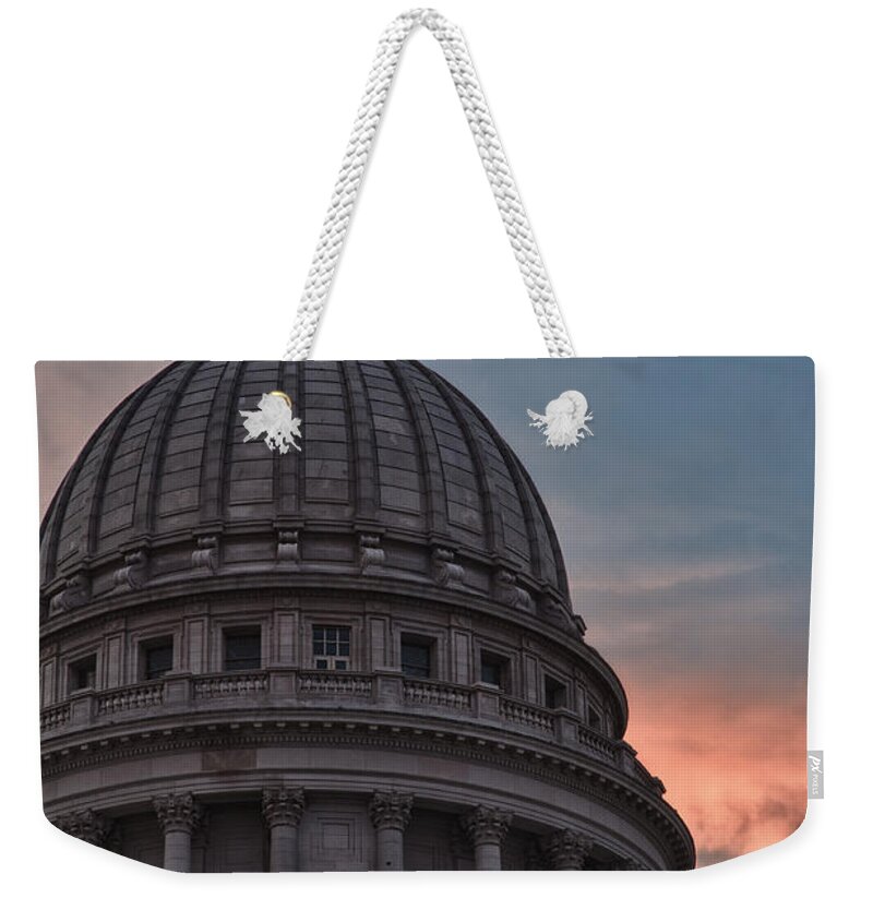 Clouds Weekender Tote Bag featuring the photograph Clouds Over Democracy by Sebastian Musial
