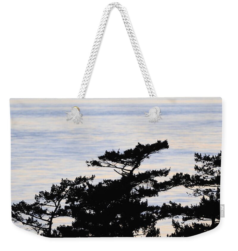 Feb0514 Weekender Tote Bag featuring the photograph Coast At Sunset Deception Pass by Kevin Schafer