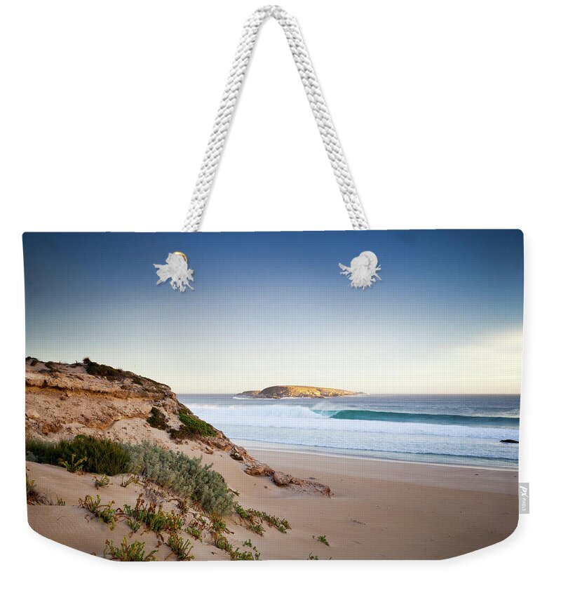 Tranquility Weekender Tote Bag featuring the photograph Coastal Surf, Eyre Peninsula, South by Robert Lang Photography