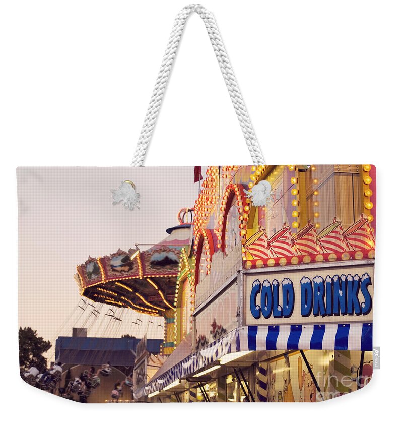 Amusement Weekender Tote Bag featuring the photograph Cold drinks by Cindy Garber Iverson