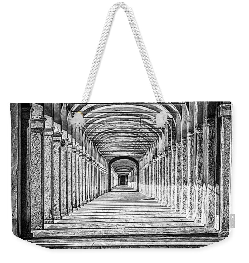 Antique Weekender Tote Bag featuring the photograph Colonnato dei Cappuccini by Traven Milovich
