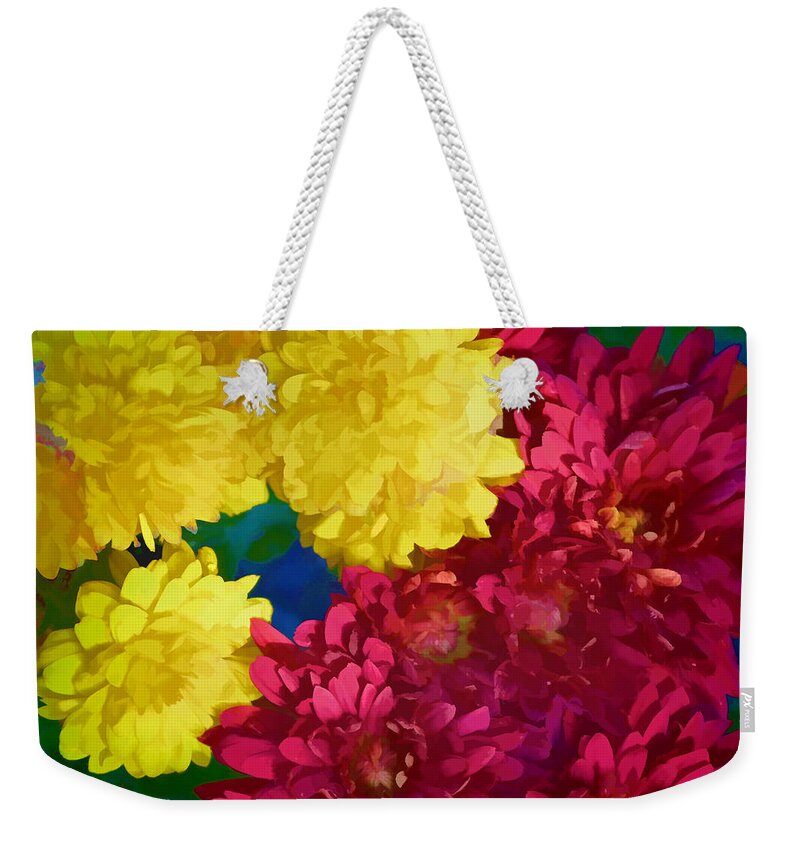 Floral Weekender Tote Bag featuring the photograph Color 146 by Pamela Cooper