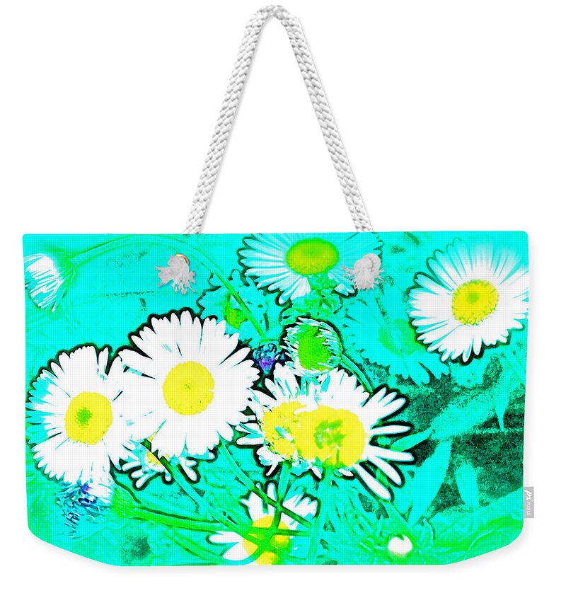 Flowers Weekender Tote Bag featuring the photograph Color 7 by Pamela Cooper