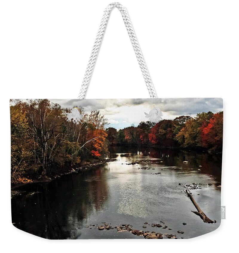 Travel Weekender Tote Bag featuring the photograph Color and Clouds by Elvis Vaughn