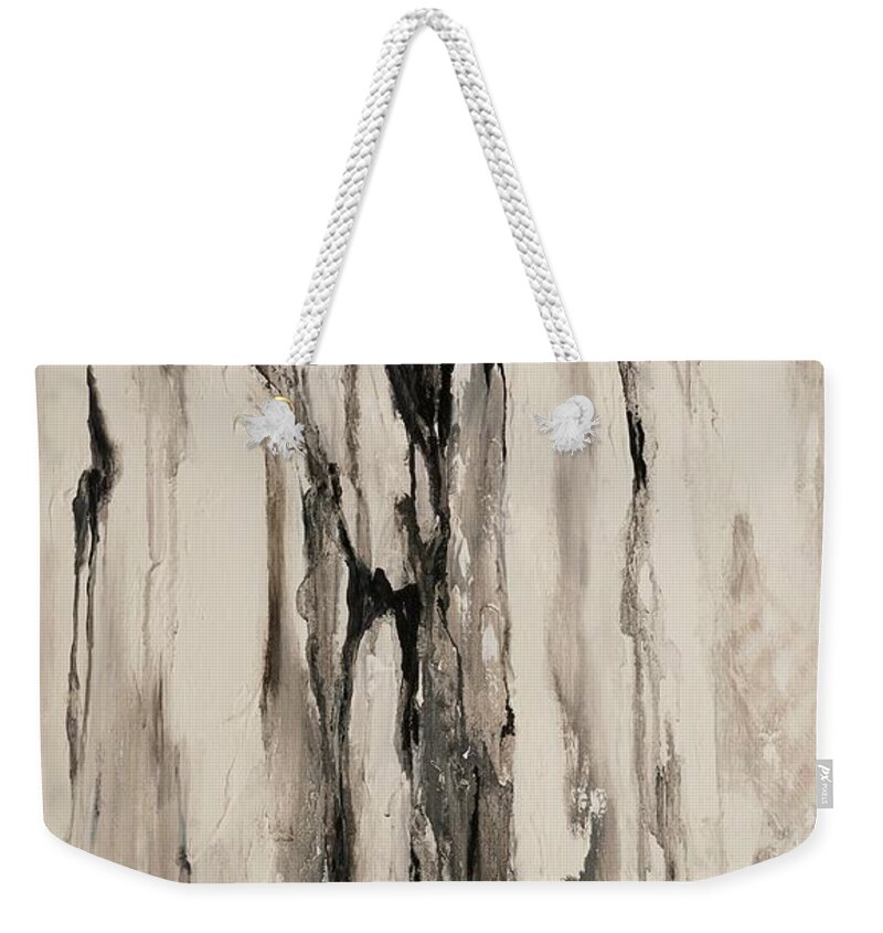 Abstract Weekender Tote Bag featuring the painting Color Harmony 20 by Emerico Imre Toth