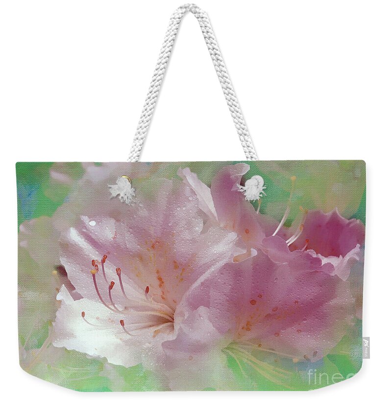 Landscape Weekender Tote Bag featuring the photograph Color me softly by Sami Martin