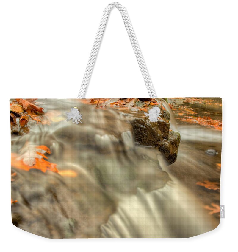 Fall Leaves Weekender Tote Bag featuring the photograph Color of Autumn by John Magyar Photography