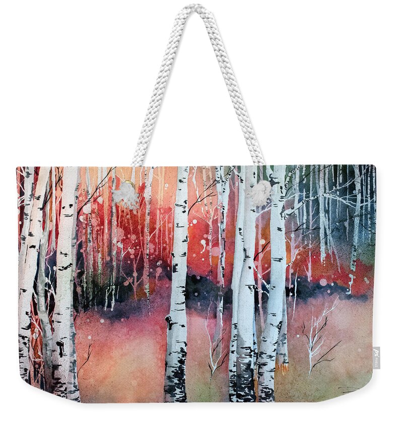 Colorado Weekender Tote Bag featuring the painting Colorado by Sean Parnell