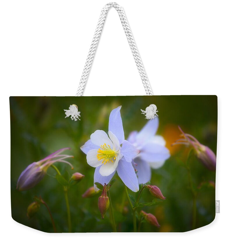Columbine Weekender Tote Bag featuring the photograph Columbine by Darren White