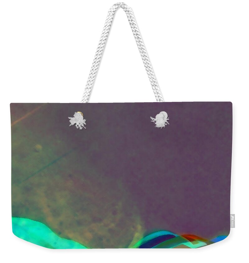 Abstract Weekender Tote Bag featuring the photograph Comet Trail by Jodie Marie Anne Richardson Traugott     aka jm-ART