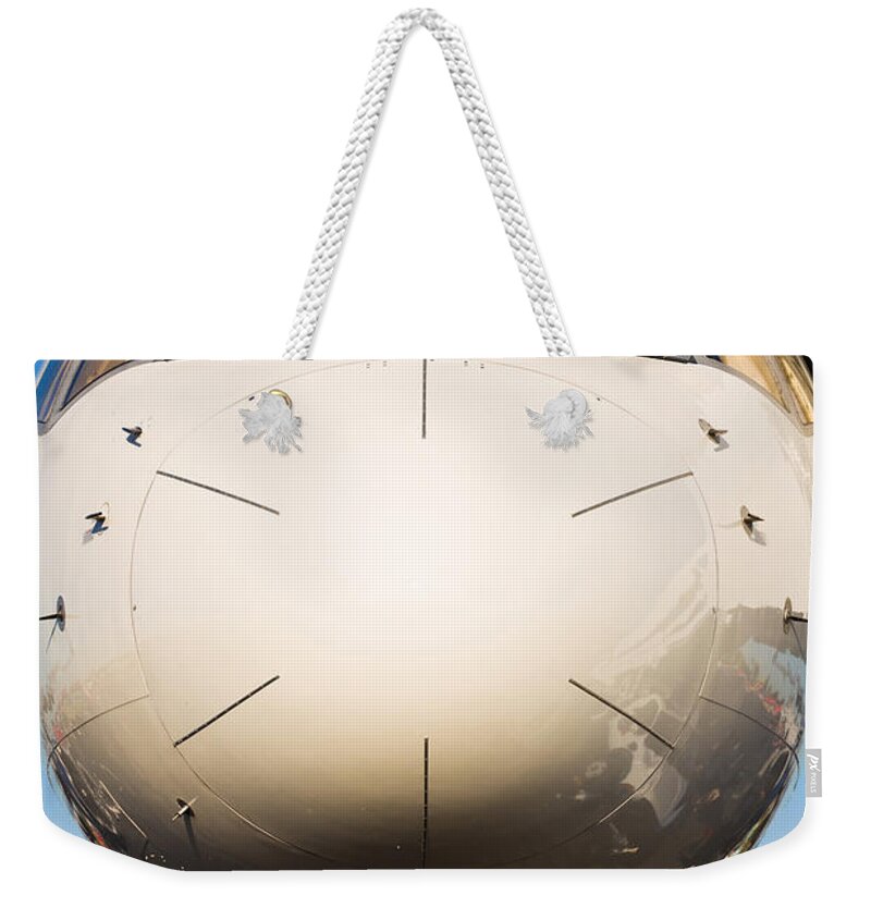 Aerospace Weekender Tote Bag featuring the photograph Commercial Airliner by Raul Rodriguez