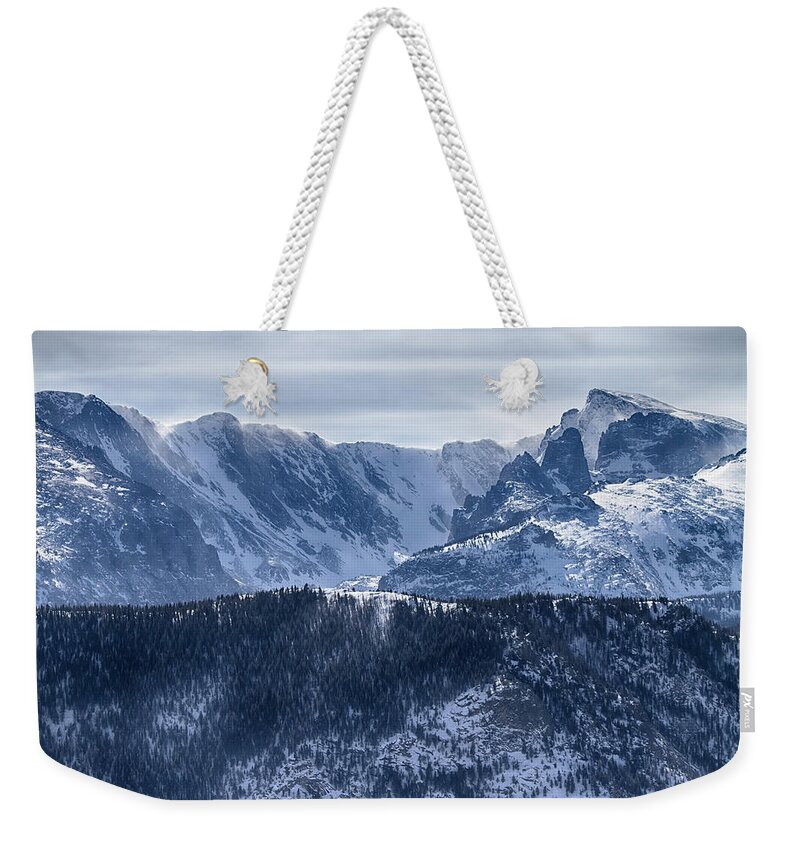 Colorado Weekender Tote Bag featuring the photograph Continental Divide CO Rocky Mountains National Park by James BO Insogna