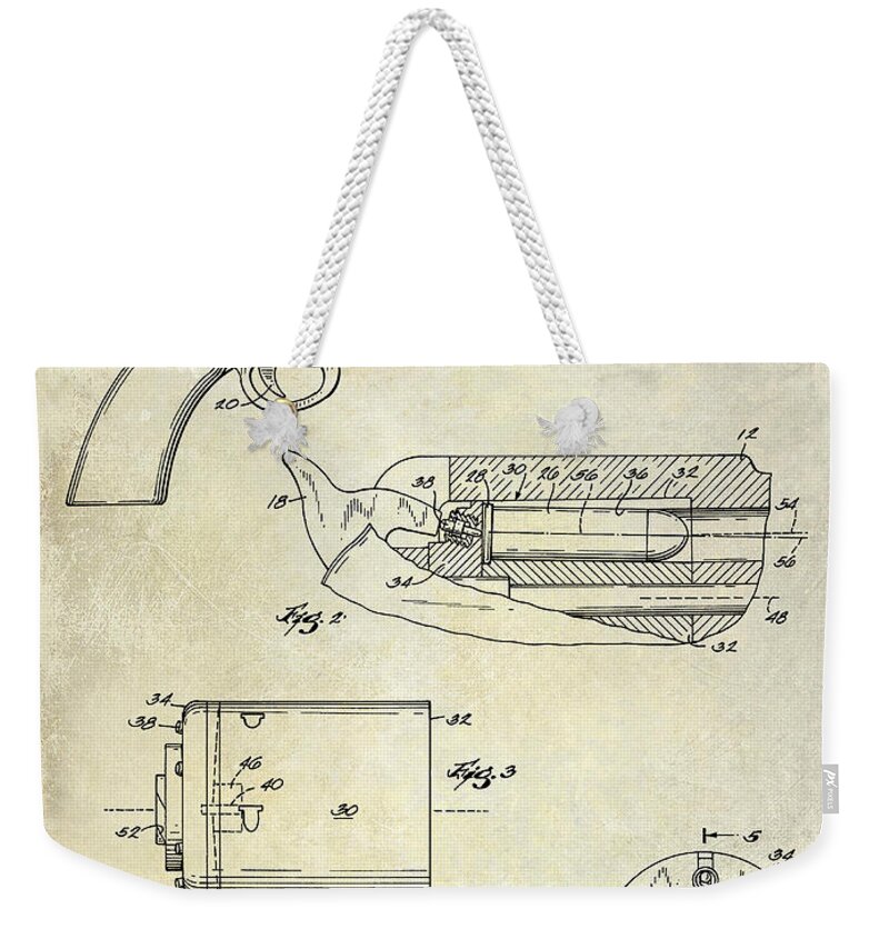 Conversion Cylinder 45 Long Colt Ammunition Weekender Tote Bag featuring the photograph Conversion Cylinder 45 Long Colt Ammunition by Jon Neidert