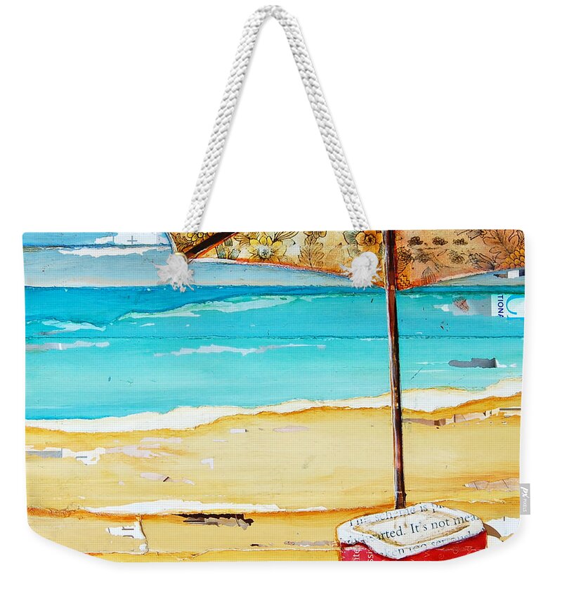 Cooler Weekender Tote Bag featuring the painting Cool Off by Danny Phillips