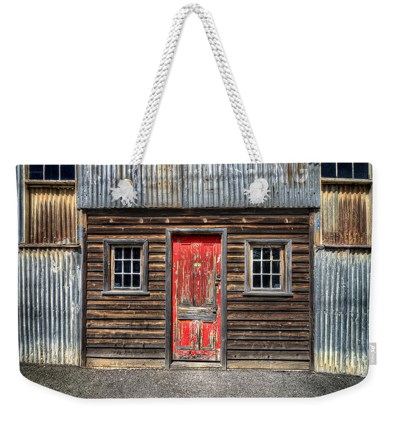Architecture Weekender Tote Bag featuring the photograph Corn Crushing by Wayne Sherriff