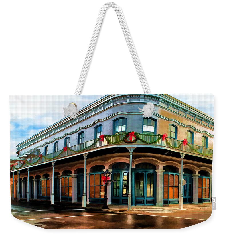 Ursulines Weekender Tote Bag featuring the photograph Corner of Ursulines by Frances Ann Hattier