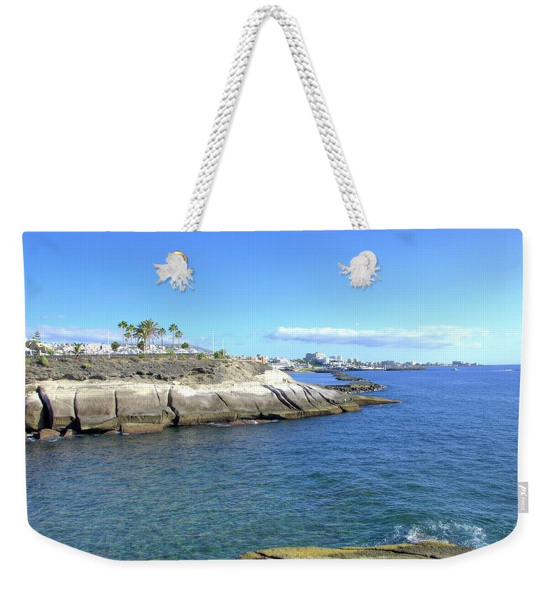 Tranquility Weekender Tote Bag featuring the photograph Costa Adeje Tenerife by By Gerry Greer