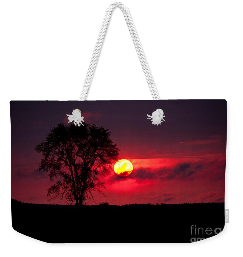 Sunsets Weekender Tote Bag featuring the photograph Could be in Africa by Cheryl Baxter