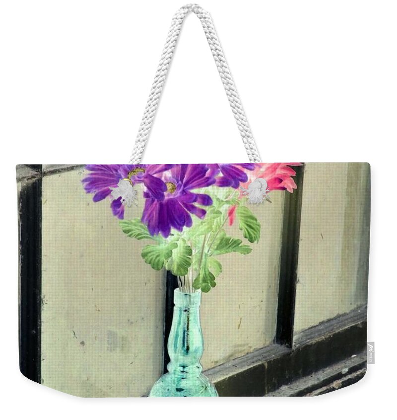 Flower Weekender Tote Bag featuring the photograph Country Charm - PhotoPower 331 by Pamela Critchlow