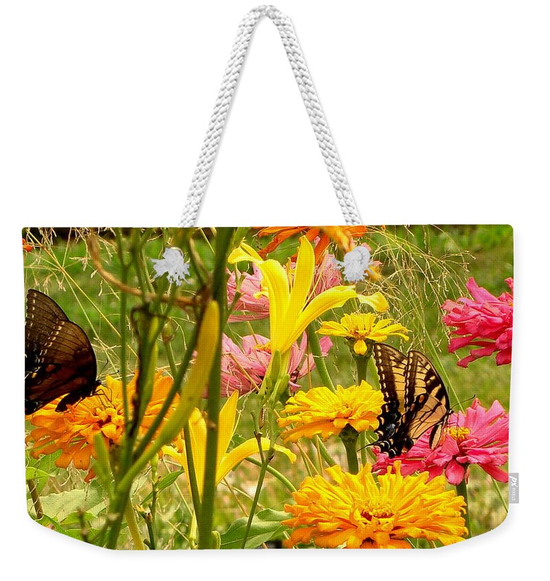 Fine Art Weekender Tote Bag featuring the photograph Cousins by Rodney Lee Williams