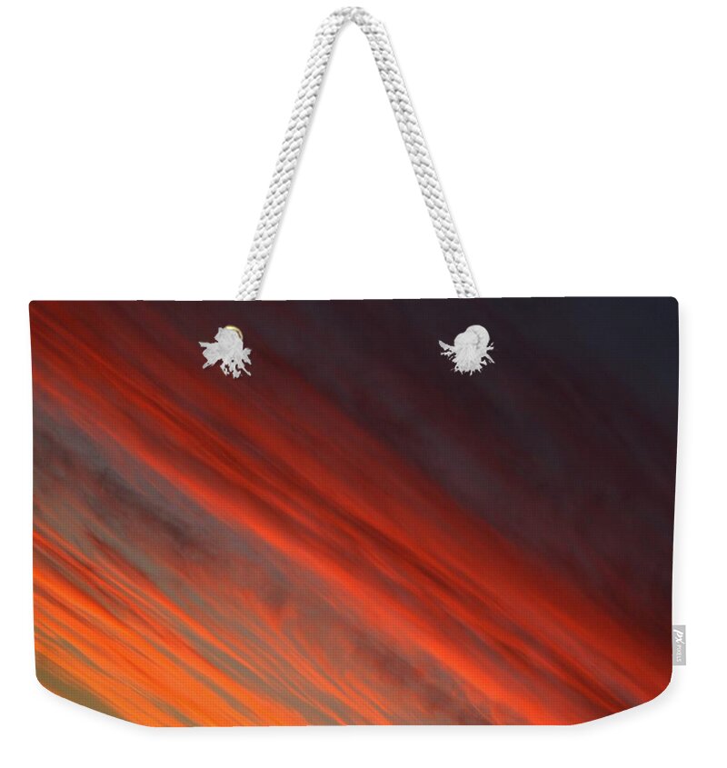 Sky Weekender Tote Bag featuring the photograph Creshalon by Chris Dunn