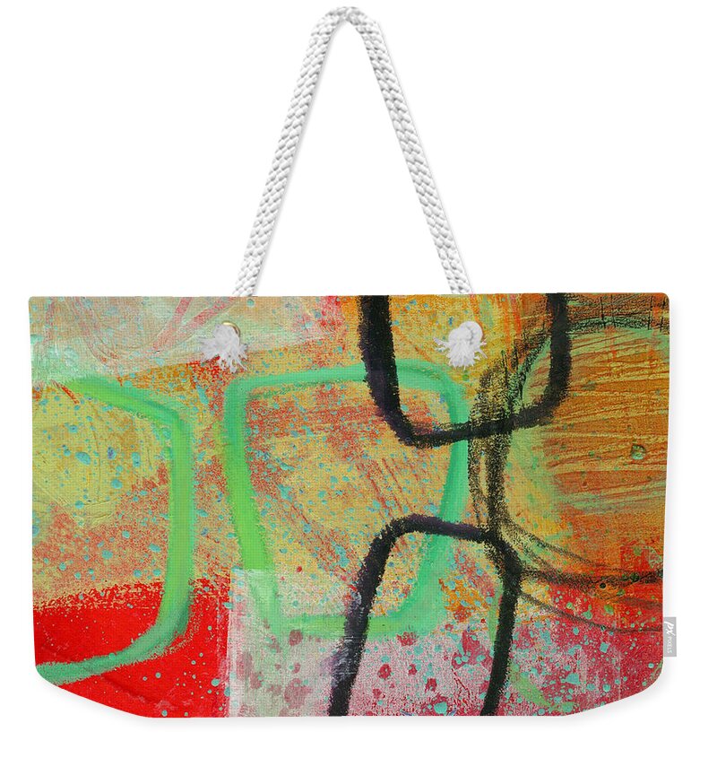 4x4 Weekender Tote Bag featuring the painting Crossroads 29 by Jane Davies