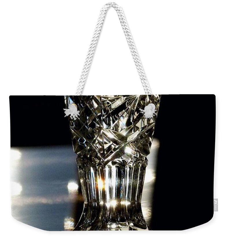 Crystal Clear 1 Weekender Tote Bag featuring the digital art Crystal Clear 1 by Will Borden