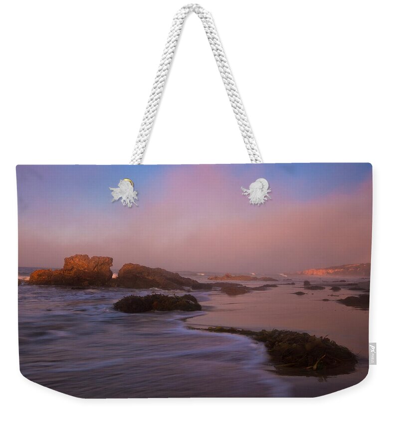 Crystal Cove State Park Weekender Tote Bag featuring the photograph Crystal Cove State Park by Ronda Kimbrow